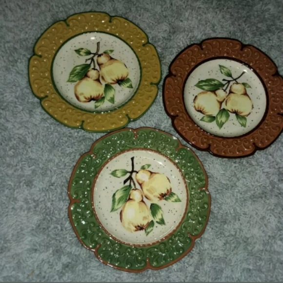 Tremezzo Pear Plate A Princess House Collection Se - Picture 1 of 2